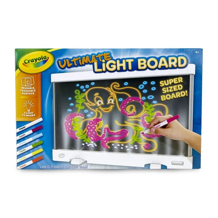 Wholesale Price with free shipping across the USA for Crayola Ultimate Light Board, White, Holiday & Christmas Gifts for Kids, LED Tracing & Drawing Board, Light Up Toy, Gift, Ages 6 & Up - Manji Distributors