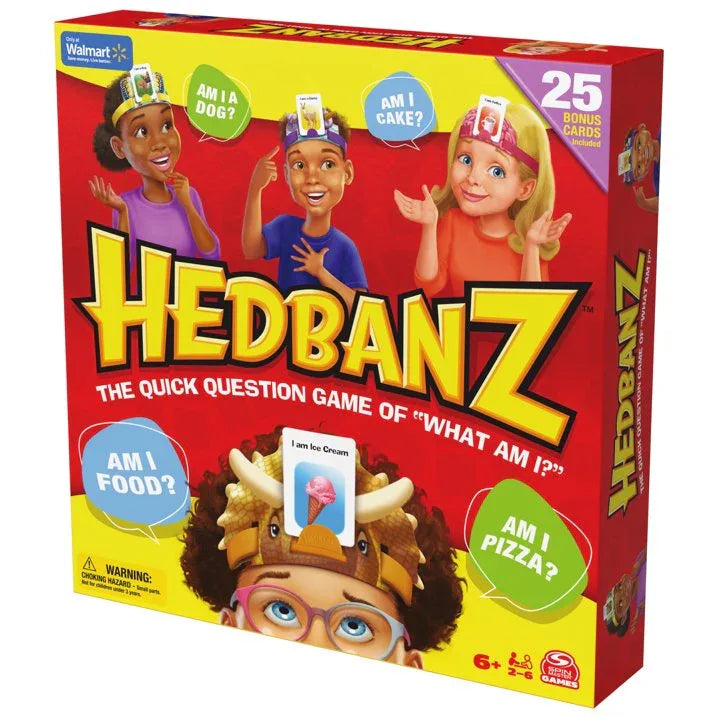 Wholesale Price with free shipping across the USA for Hedbanz 2nd Edition Picture Guessing Board Game with 25 Bonus Cards Walmart Exclusive - Manji Distributors