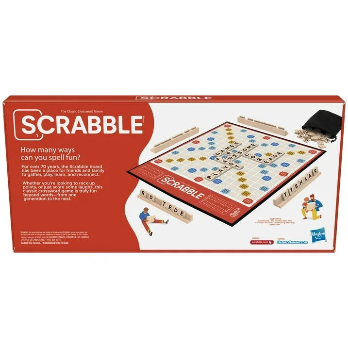 Wholesale Price with free shipping across the USA for Scrabble Board Game, Fun Family Game for 2-4 Players - Manji Distributors