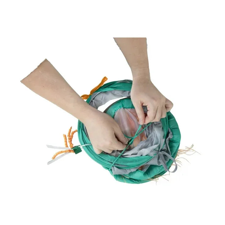 Wholesale Price with free shipping across the USA for SmartyKat Fringe Frenzy Triple Tunnel Activity Cat Toy with Fringe & Feathers - Manji Distributors