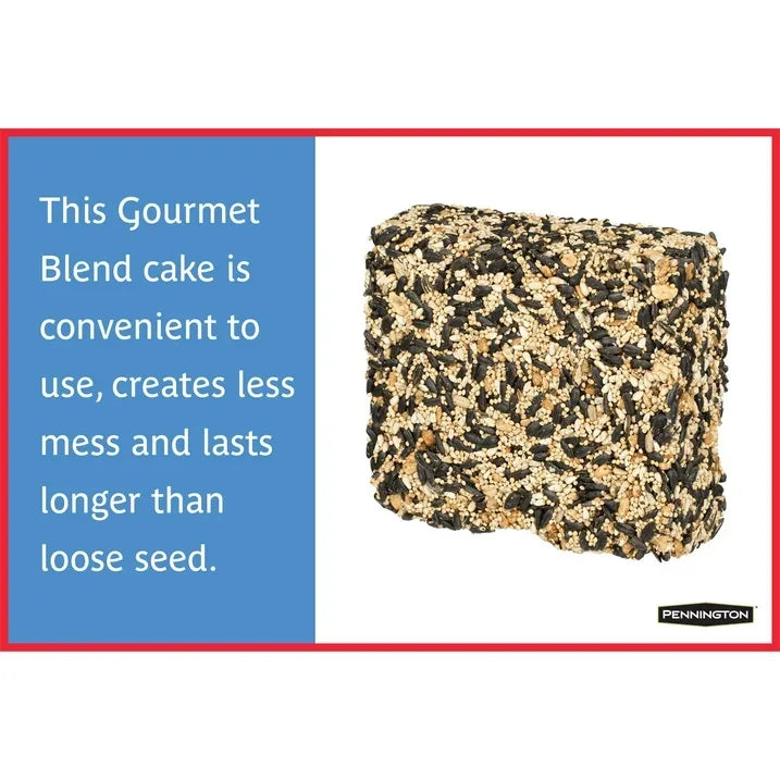 Wholesale Price with free shipping across the USA for (2 pack) Pennington Premium Gourmet Wild Bird Seed Cake, 2 lb., 1 Pack, Dry - Manji Distributors