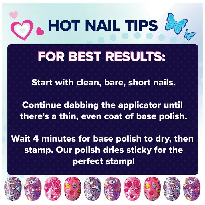 Wholesale Price with free shipping across the USA for Cool Maker, GO GLAM Nail Art Studio Stamper Toy, Nail Polish Applique (Packaging May Vary) - Manji Distributors