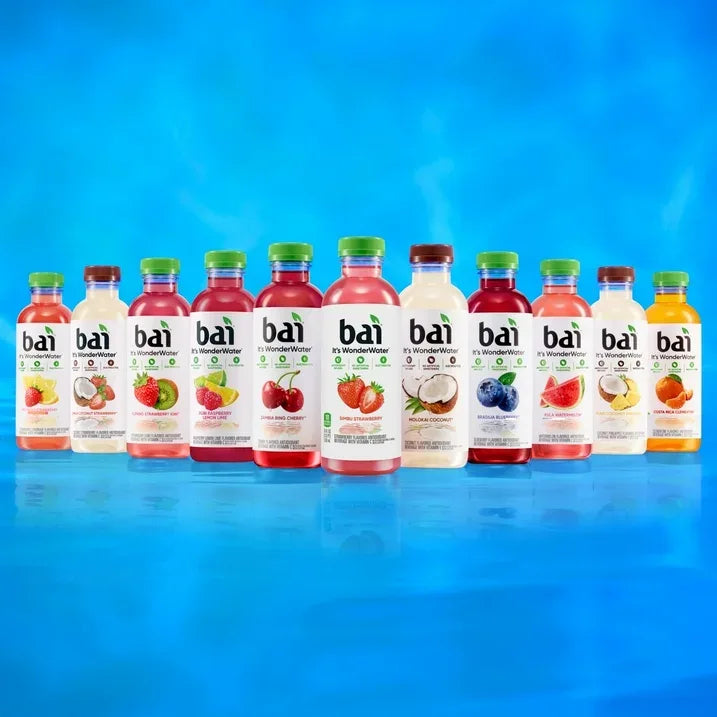 Wholesale Price with free shipping across the USA for Bai Simbu Strawberry Antioxidant Infused Water Beverage, 14 fl oz, 6 Pack Bottles - Manji Distributors