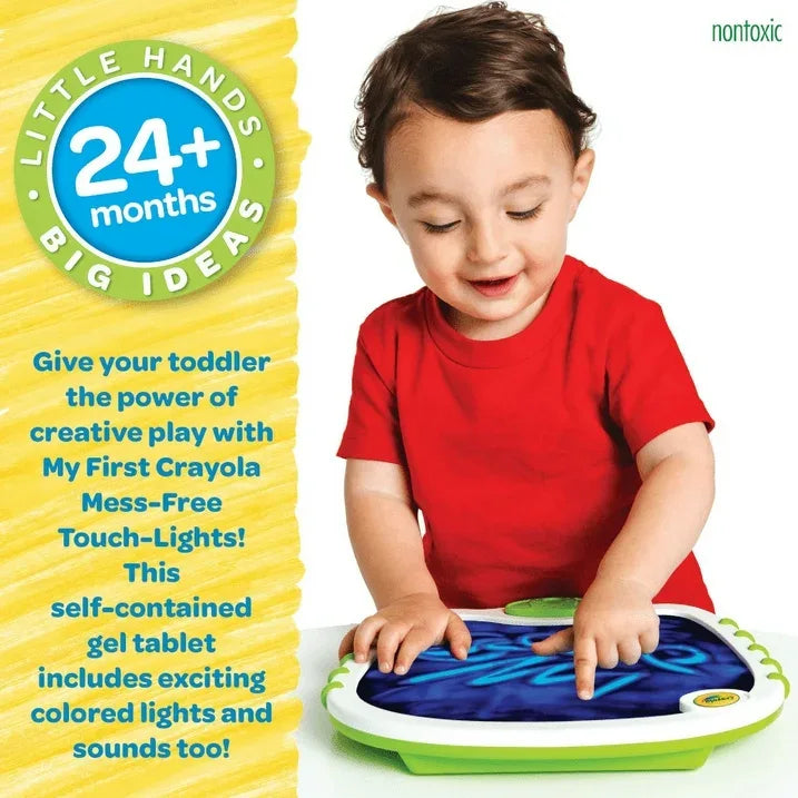 Wholesale Price with free shipping across the USA for Crayola Touch Lights, Musical Doodle Board, Multi Sensory Light Up Toy, Holiday & Christmas Gift for Toddlers, Ages 2 & Up - Manji Distributors