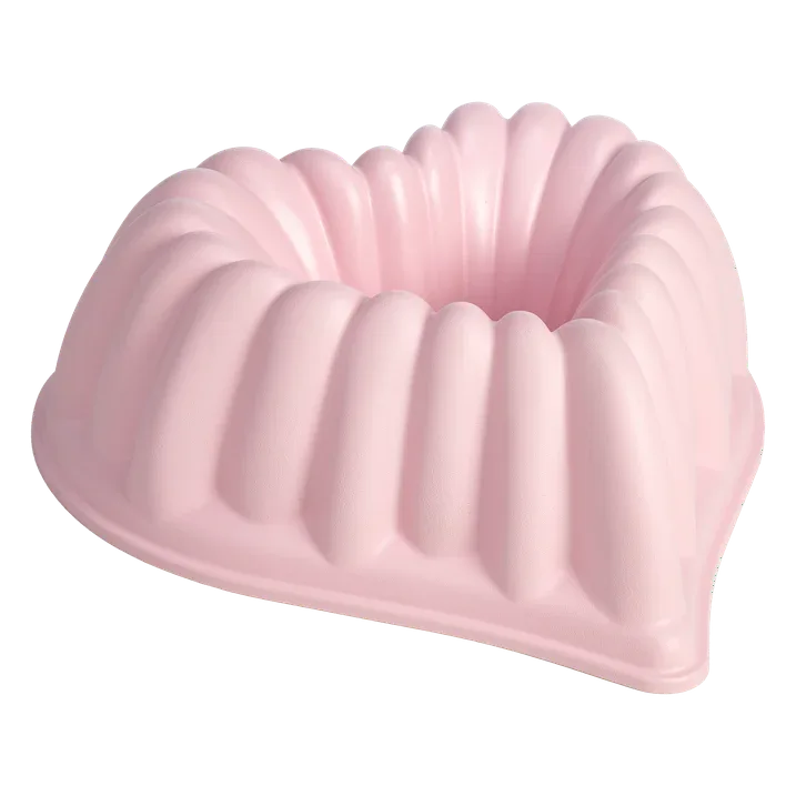 Wholesale Price with free shipping across the USA for Paris Hilton Premium Nonstick Heart Shaped Fluted Pan, Dishwasher Safe, 9.5-inch, Pink - Manji Distributors