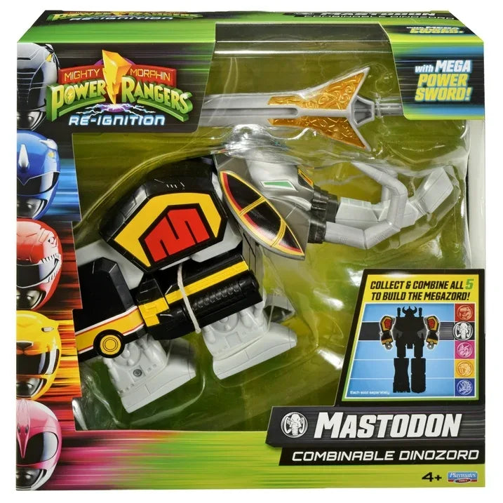 Wholesale Price with free shipping across the USA for Mighty Morphin Power Rangers: Re-Ignition - Mastodon Deluxe Combinable Dinozord Action Figures by Playmates Toys - Manji Distributors