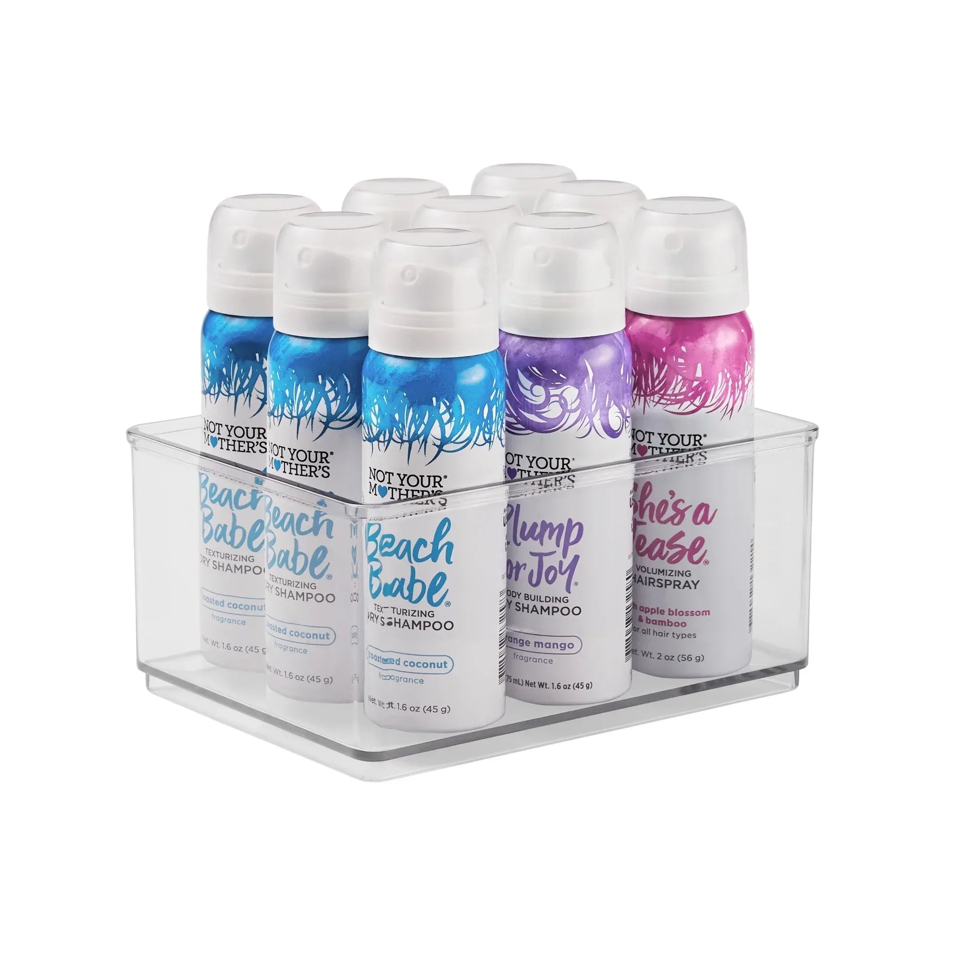 Wholesale Price with free shipping across the USA for The Home Edit 4 Piece Bath Storage Edit Clear Plastic Modular Storage System 10.63