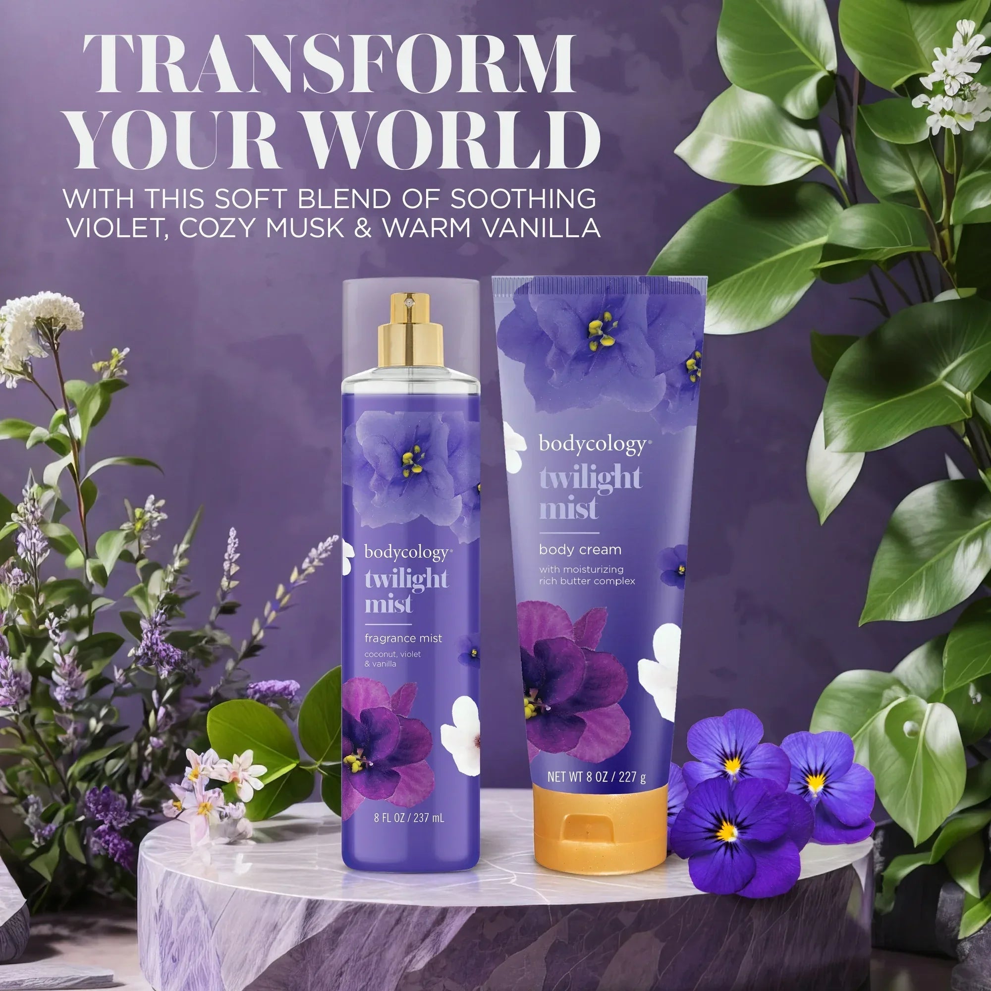 Wholesale Price with free shipping across the USA for Bodycology Fragrance Body Mist, Twilight Mist, 8 fl oz - Manji Distributors