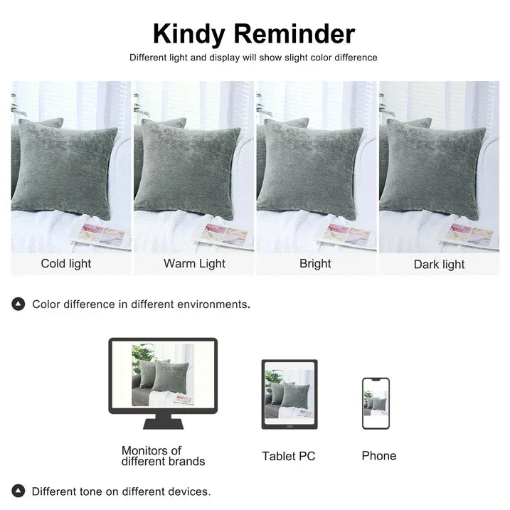 Wholesale Price with free shipping across the USA for Unique Bargains Set of 2 Soft Water Repellent Throw Pillow Covers Light Gray 16x16 Inch - Manji Distributors