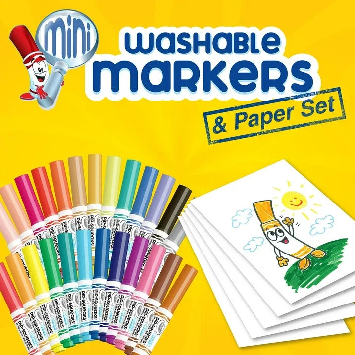 Wholesale Price with free shipping across the USA for Crayola Pip Squeaks Washable Markers Set, Arts and Crafts Set, Gift for Kids, Ages 4, 5, 6, 7 - Manji Distributors