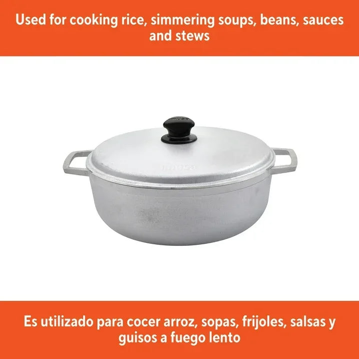 Wholesale Price with free shipping across the USA for IMUSA 1.5/2.5/5.2qt Cast Aluminum Caldero 3pc Set - 18/22/28cm - Manji Distributors