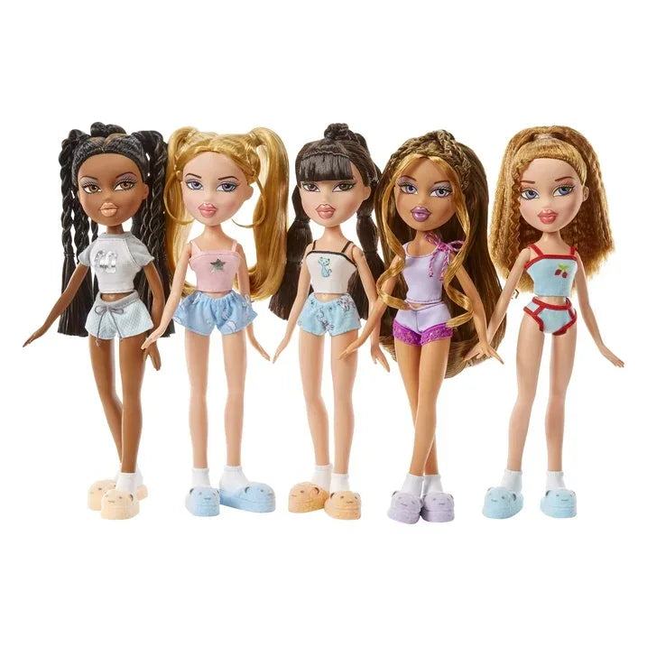 Wholesale Price with free shipping across the USA for Bratz Slumber Party Yasmin Fashion Doll with 2 Sets of Pajamas, Plush, and Accessories - Manji Distributors