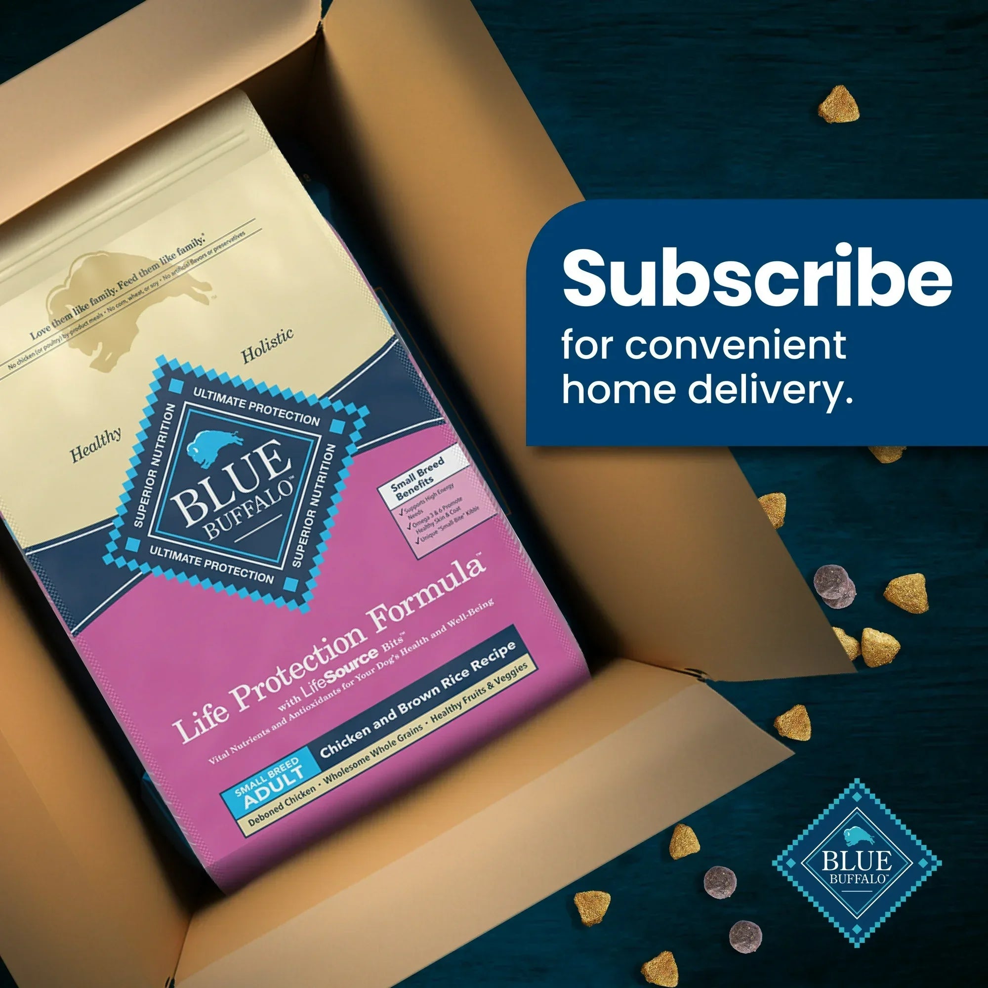 Wholesale Price with free shipping across the USA for Blue Buffalo Life Protection Formula Small Breed Dry Dog Food Chicken & Brown Rice 15 lbs. - Manji Distributors