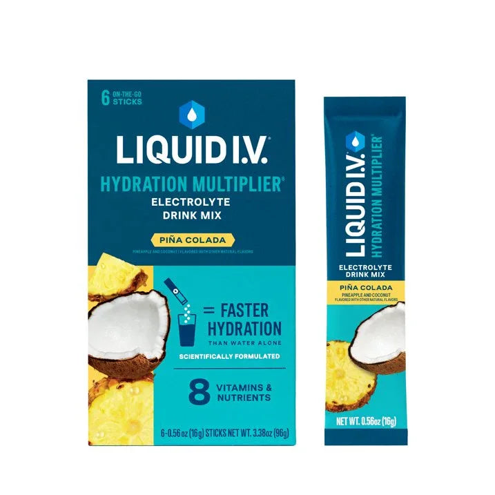 Wholesale Price with free shipping across the USA for (8 pack) Liquid I.V.® Piña Colada Hydration Multiplier® Powdered Electrolyte Drink Mix, 6 Count Packets - Manji Distributors