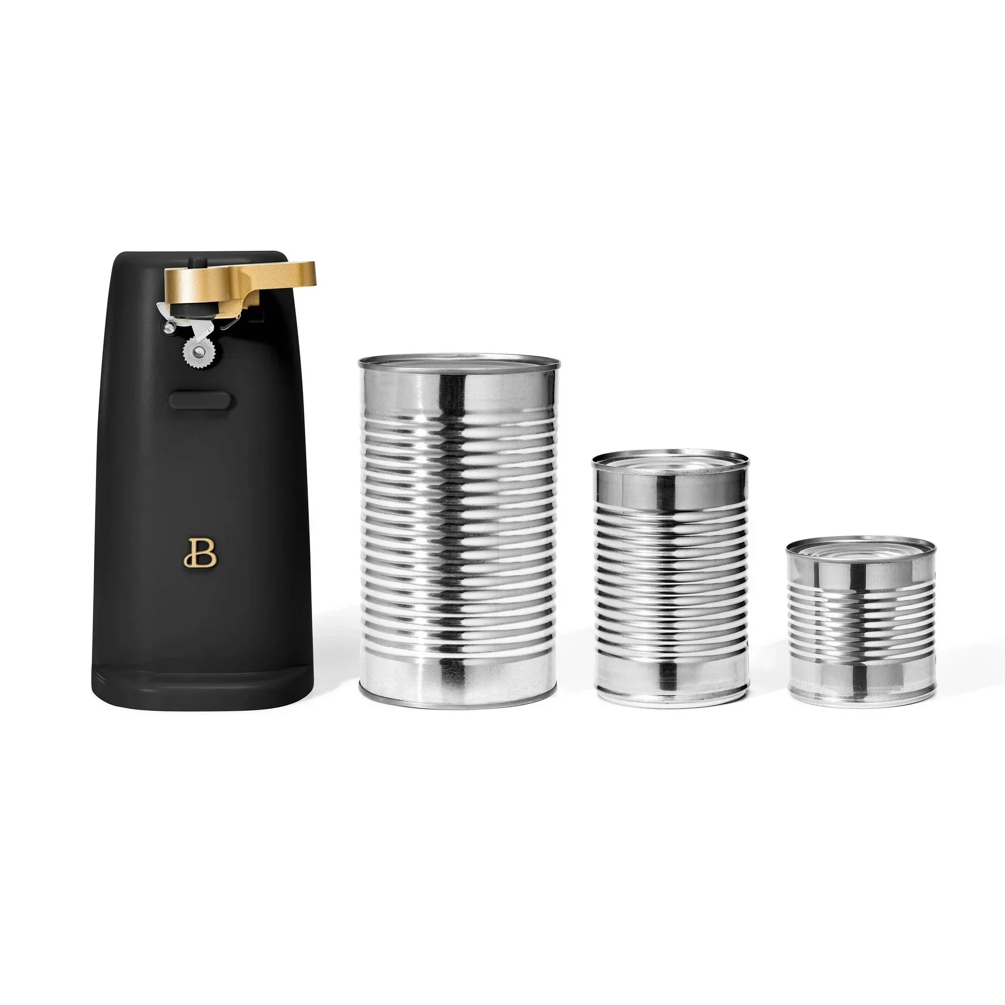 Wholesale Price with free shipping across the USA for Beautiful Easy-Prep Electric Can Opener, Black Sesame by Drew Barrymore - Manji Distributors