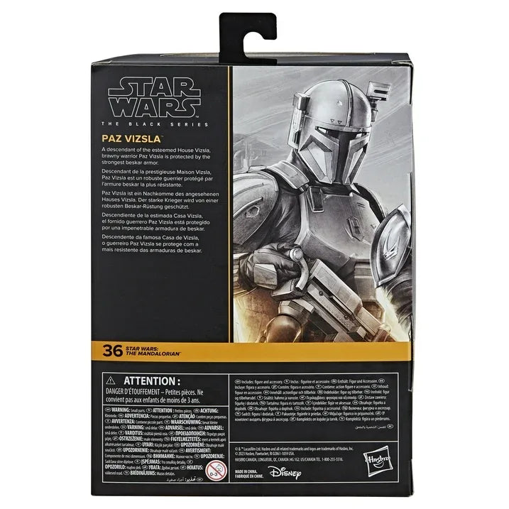 Wholesale Price with free shipping across the USA for Star Wars The Black Series Paz Vizsla, Star Wars: The Mandalorian Action Figure (6”) - Manji Distributors