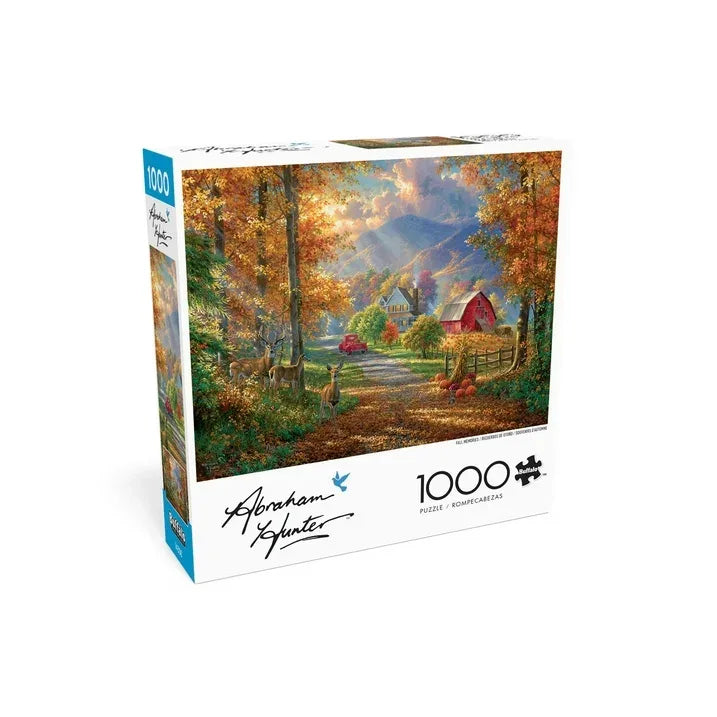 Wholesale Price with free shipping across the USA for Buffalo Games Fall Memories 1000-Piece 26.75 x 19.75-inch Interlocking Jigsaw Puzzle for Adults Ages 14+ - Manji Distributors