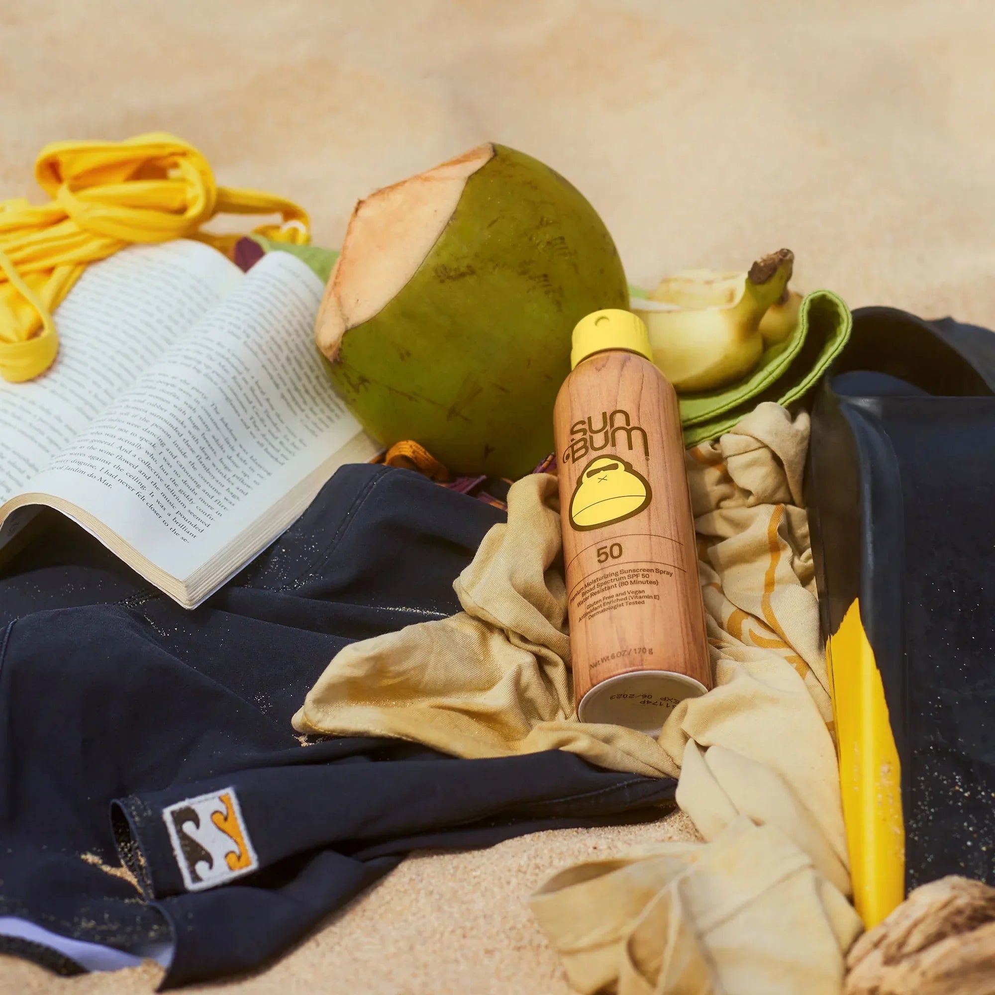 Wholesale Price with free shipping across the USA for Sun Bum Premium Moisturizing Sunscreen Spray, SPF 50, 6 oz - Manji Distributors