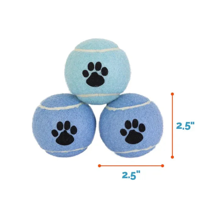 Wholesale Price with free shipping across the USA for (4 pack) Vibrant Life 3 Pack Fetch Balls Dog Toy - Manji Distributors