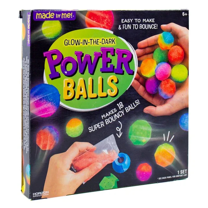 Wholesale Price with free shipping across the USA for Made By Me Glow-in-the-Dark Power Balls Craft Kit, Child, Ages 6+ - Manji Distributors