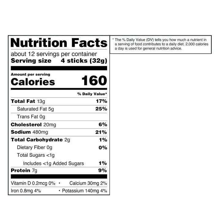 Wholesale Price with free shipping across the USA for Great Value Original Snack Meat Sticks, 46 Count - Manji Distributors