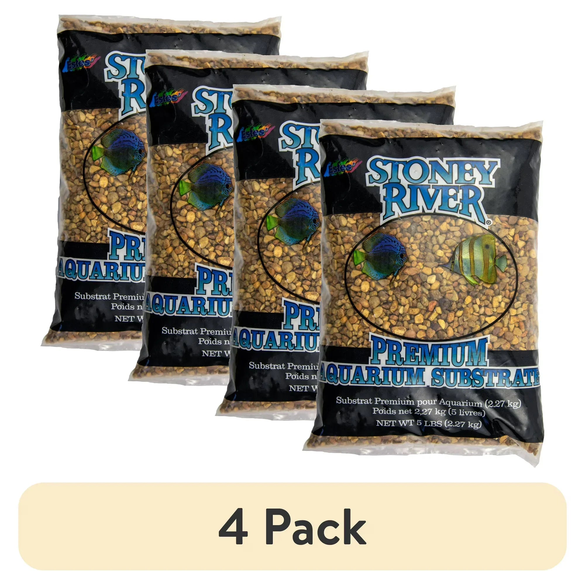 Wholesale Price with free shipping across the USA for (4 pack) Natural Walnut Gravel 5 Lb bag - Manji Distributors