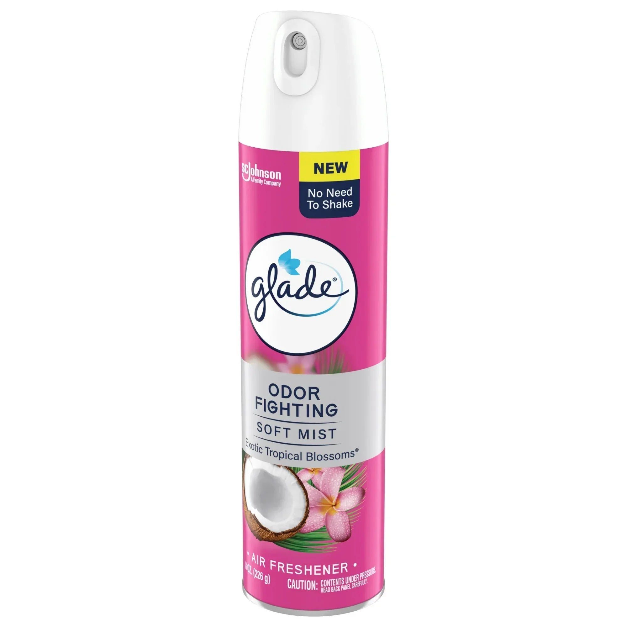 Wholesale Price with free shipping across the USA for (6 pack) Glade Odor Fighting Soft Mist Air Freshener Room Spray, Exotic Tropical Blossoms, 8.0oz, 1pk - Manji Distributors