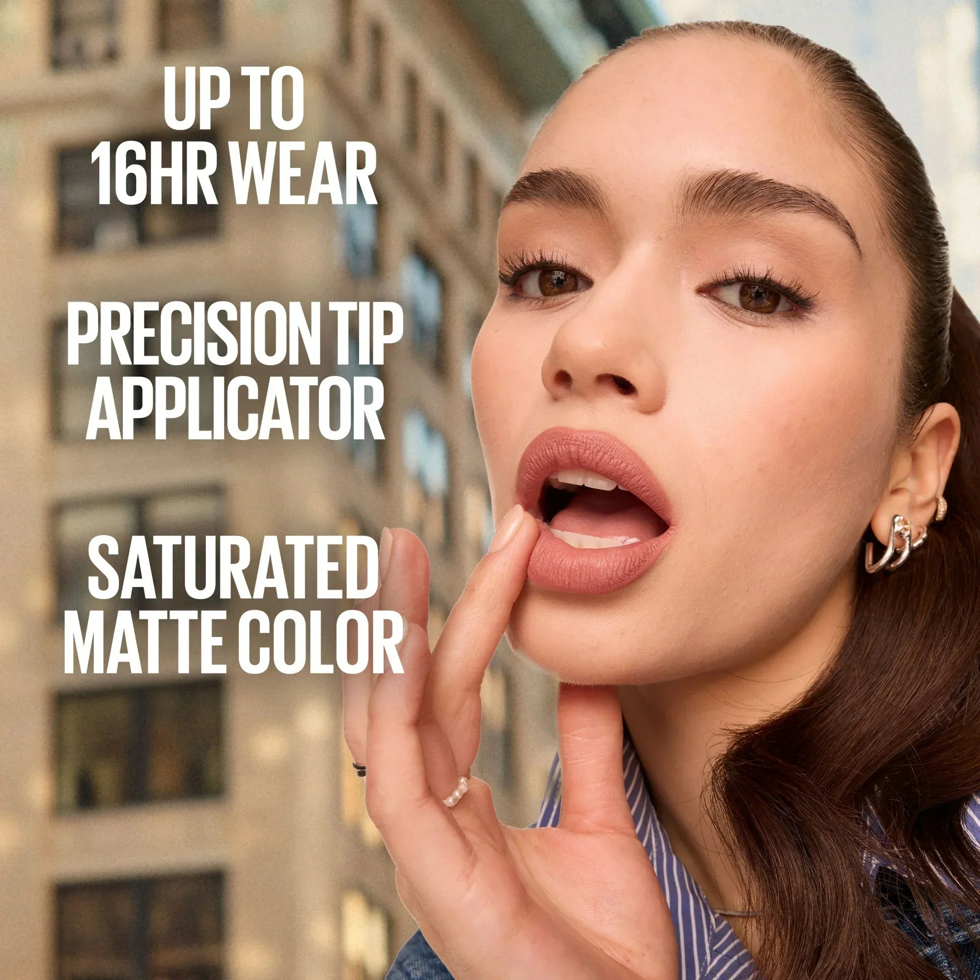 Wholesale Price with free shipping across the USA for Maybelline Super Stay Matte Ink Un-nude Liquid Lipstick, Seductress - Manji Distributors