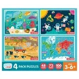 Wholesale Price with free shipping across the USA for Chuckle & Roar 4 Pack Puzzles for Kids by Buffalo Games - Manji Distributors