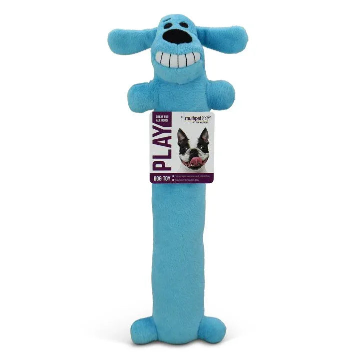 Wholesale Price with free shipping across the USA for (2 pack) Multipet Plush Smiling Dog Toy with Squeaker, Medium Size - Manji Distributors