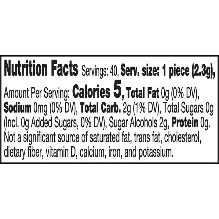 Wholesale Price with free shipping across the USA for Ice Breakers Ice Cubes Strawberry Daiquiri Flavored Sugar Free Chewing Gum, Bottle 3.24 oz, 40 Pieces - Manji Distributors