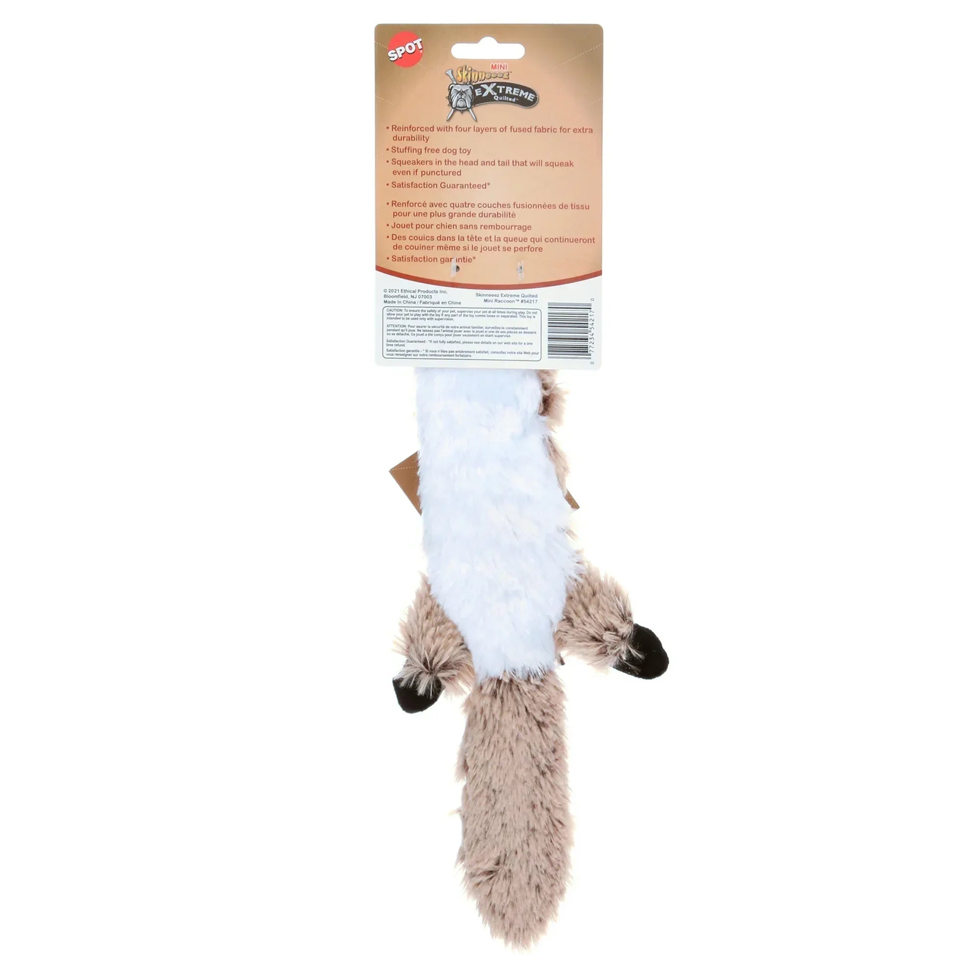 Wholesale Price with free shipping across the USA for Ethical products spot mini skinneeez extreme quilted raccoon 14