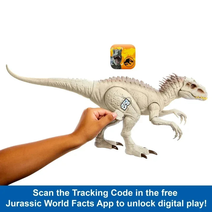 Wholesale Price with free shipping across the USA for Jurassic World Camouflage 'N Battle Indominus Rex Action Figure Toy with Lights, Sound & Motion - Manji Distributors