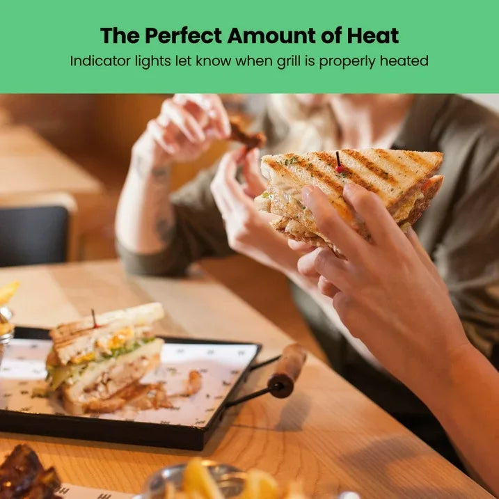 Wholesale Price with free shipping across the USA for Chefman 3-in-1 Panini Press & Grill, 4-Slice Non-Stick, Opens Flat - Stainless Steel - Manji Distributors