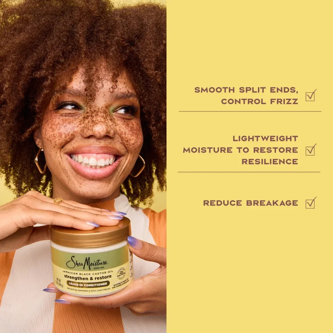 Wholesale Price with free shipping across the USA for SheaMoisture Leave-In Conditioner 100% Pure Jamaican Black Castor Oil, 11.5 oz - Manji Distributors