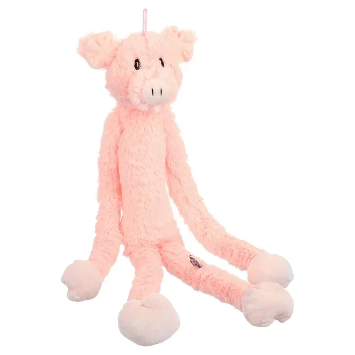 Wholesale Price with free shipping across the USA for Multipet Swingin' Slevins Plush Squeaky Pig Dog Toy, Extra Long, Extra Squeakers - Manji Distributors