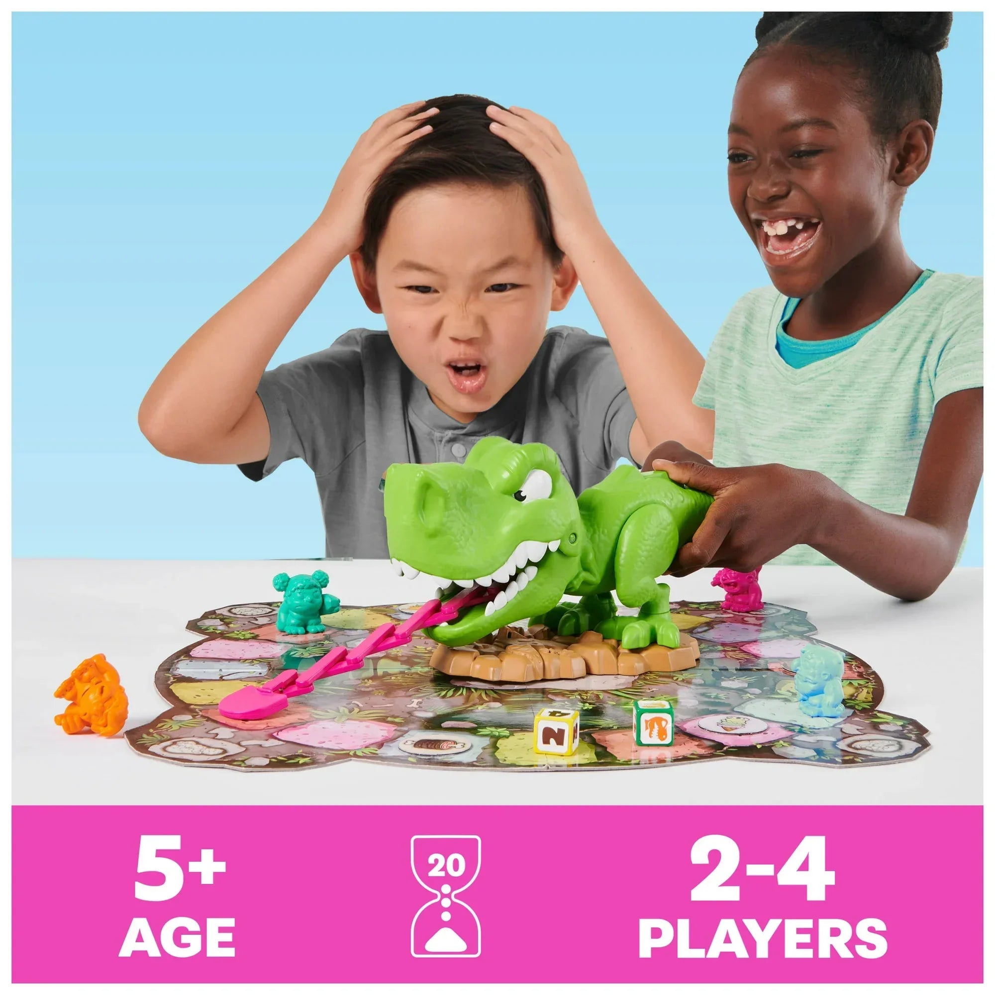 Wholesale Price with free shipping across the USA for Spin Master Games, Snack-O-Saurus Rex, Interactive Dinosaur Board Game, for Kids Ages 5 & up - Manji Distributors