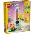 Wholesale Price with free shipping across the USA for LEGO Creator 3 in 1 Tropical Ukulele Instrument Toy, Transforms from Ukulele to Surfboard Toy to Dolphin Toy, Sea Animal Toy, Beach-Themed Birthday Gift Idea for Girls and Boys Ages 8 and Up, 31156 - Manji Distributors