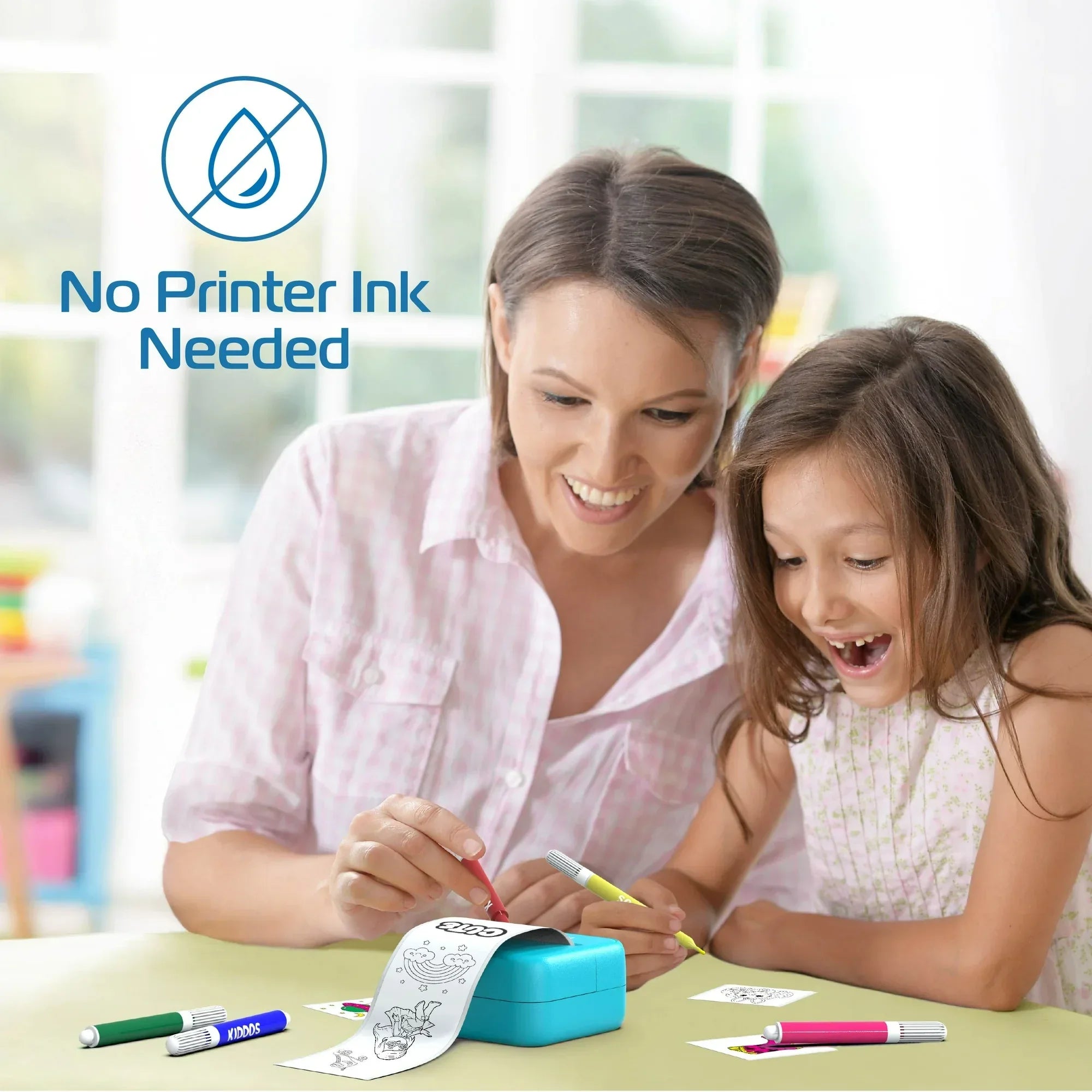 Wholesale Price with free shipping across the USA for Kiddos Sticker Maker Machine – Sticker Maker for Kids 8+ DIY Arts and Crafts Kit with Markers, Sticker Rolls & App - Manji Distributors
