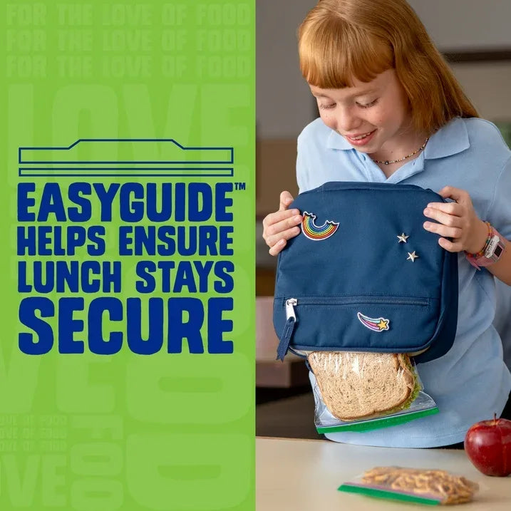 Wholesale Price with free shipping across the USA for Ziploc® Brand Sandwich Bags with EasyGuide™ Texture, Grip 'n Seal Technology™, 300 Count - Manji Distributors