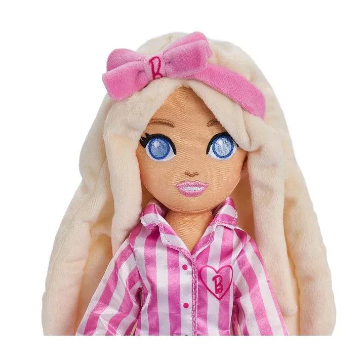 Wholesale Price with free shipping across the USA for Sweet Dreams Barbie “Malibu” Plush Soft Doll in Bedtime Outfit with Bow Headband, 13.5 Inch - Manji Distributors