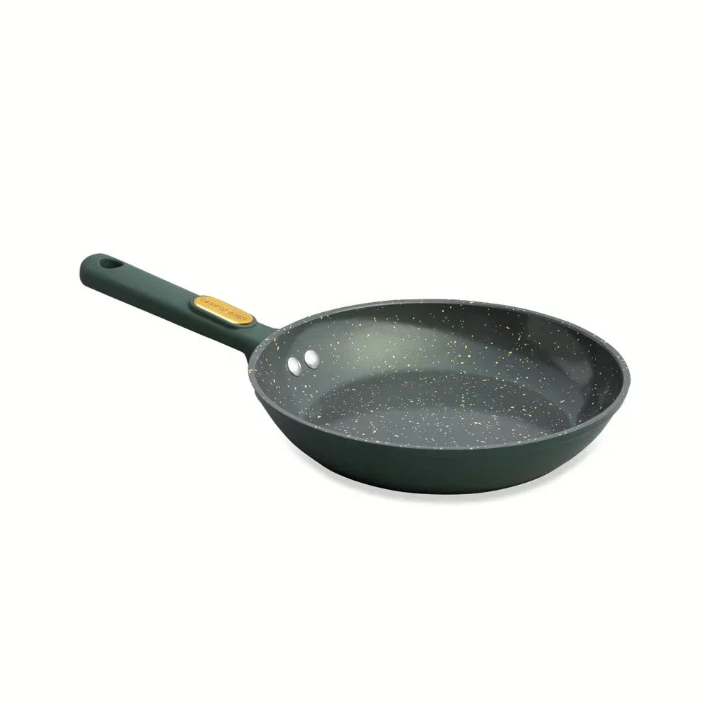 Wholesale Price with free shipping across the USA for Thyme & Table 12-Piece Non-Stick Granite Collection Cookware Set, Pots and Pans Set - Hunter Green - Manji Distributors