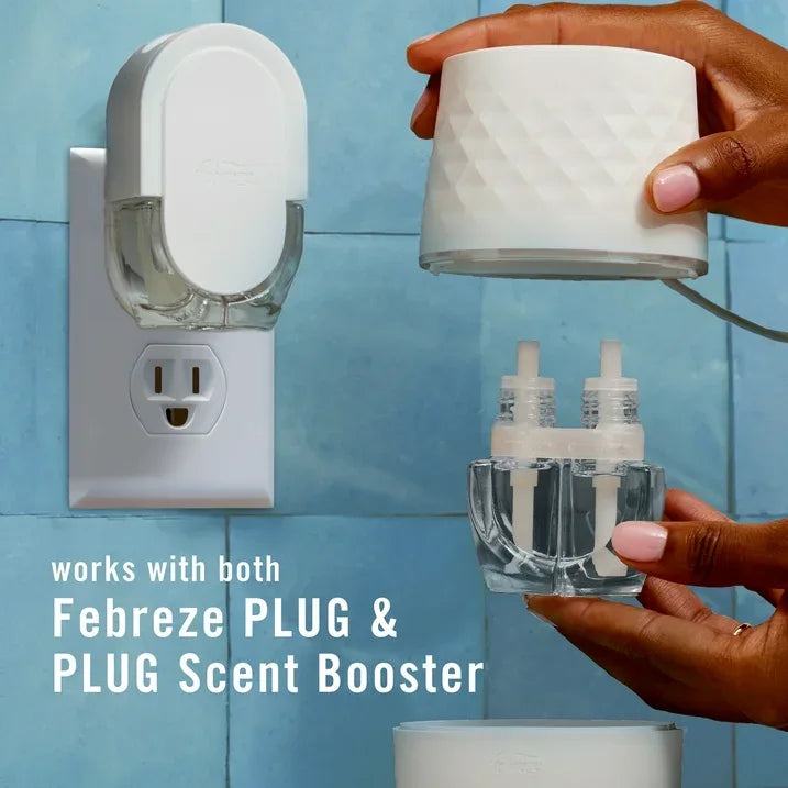 Wholesale Price with free shipping across the USA for Febreze Plug Scent Booster, Air Freshener, Scented Oil Air Freshener Diffuser, Starter Kit Device - Manji Distributors