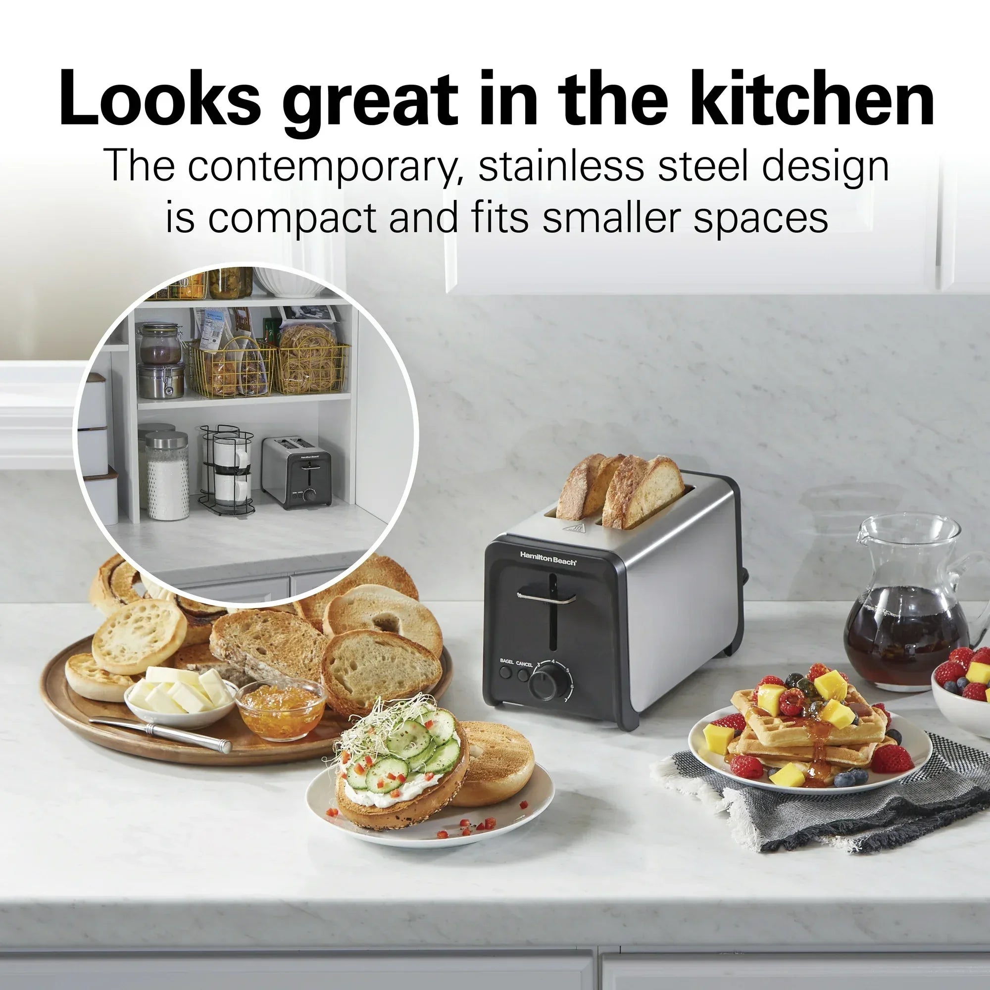 Wholesale Price with free shipping across the USA for Hamilton Beach 2 Slice Toaster with Wide Slots, Bagel Function, Toast Boost, Stainless, New, 22997F - Manji Distributors