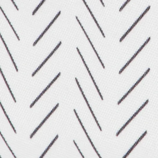 Wholesale Price with free shipping across the USA for Mainstays Black and White Lines Canvas Fabric Decorative Storage Basket with Handles, 15 in x 8 in x 11 in - Manji Distributors