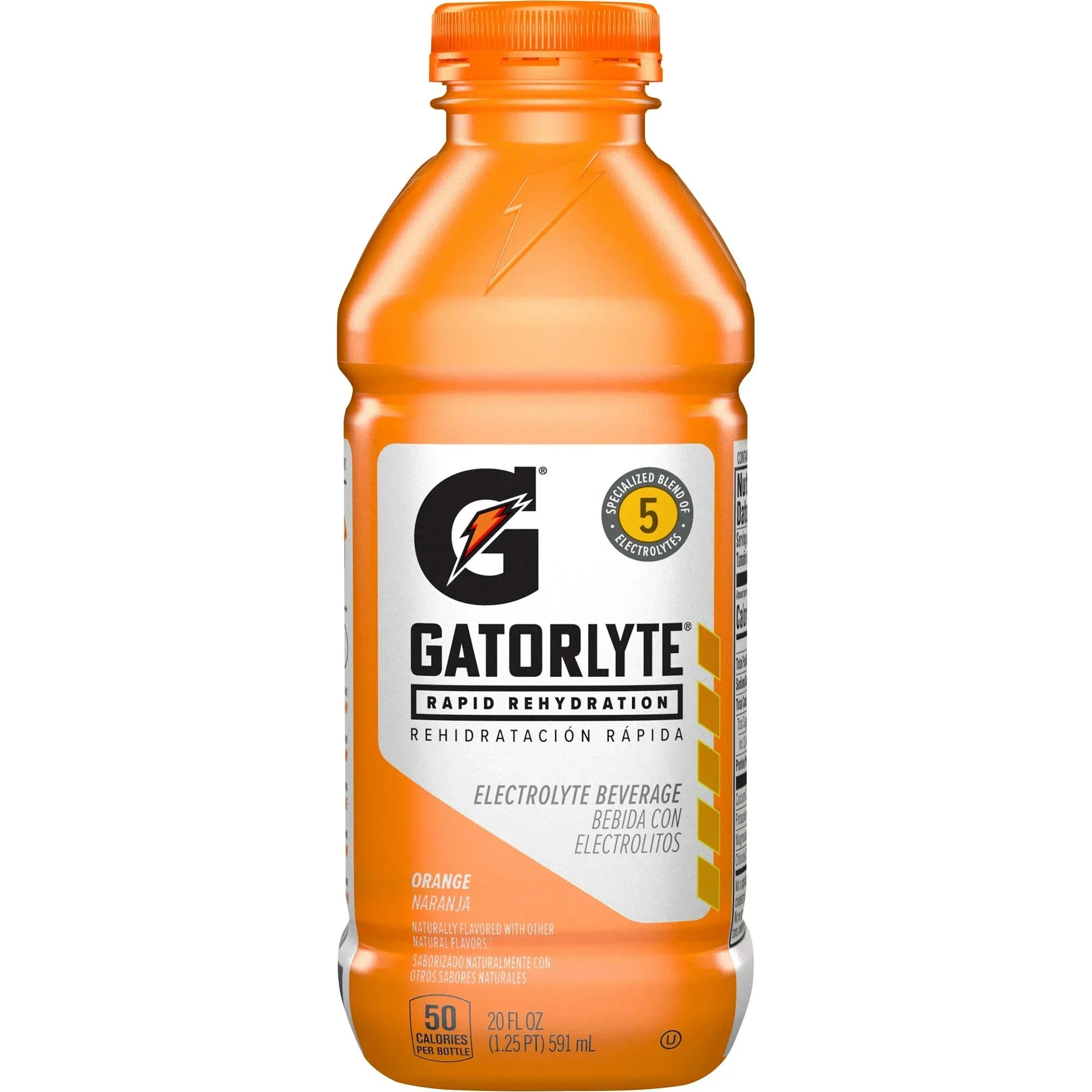 Wholesale Price with free shipping across the USA for (12 pack) Gatorade Gatorlyte Rapid Rehydration Electrolyte Beverage Orange, 20 fl oz Bottle - Manji Distributors