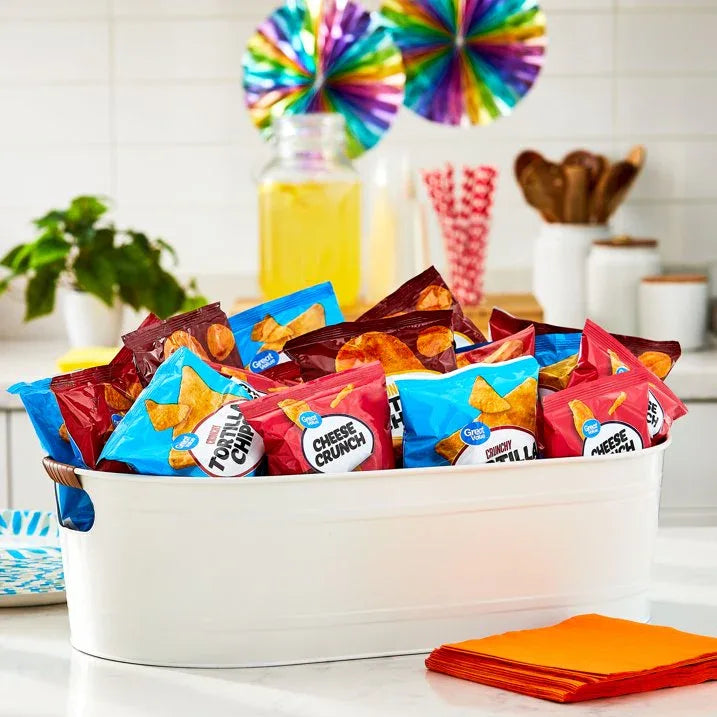 Wholesale Price with free shipping across the USA for Great Value Tasty Chips Variety Pack, 1 oz, 20 count Box - Manji Distributors