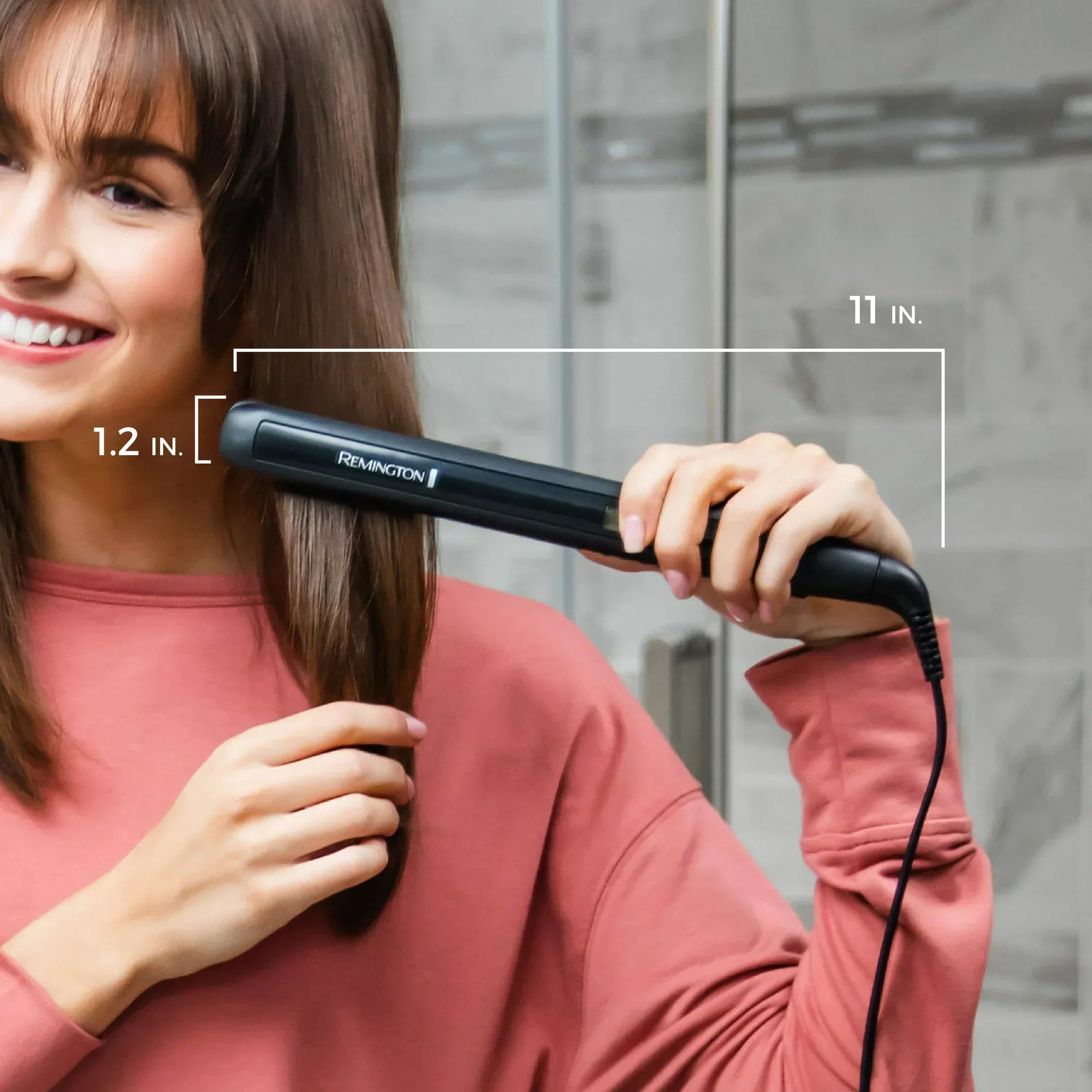 Wholesale Price with free shipping across the USA for Remington 1” Flat Iron with Anti-Static Technology, S5500G - Manji Distributors