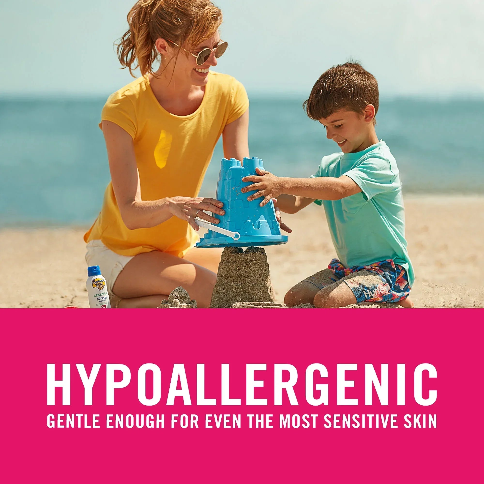 Wholesale Price with free shipping across the USA for Banana Boat Sensitive Mineral Sunscreen Spray SPF 50, Adult Sensitive Skin Sunscreen Spray, 6 oz - Manji Distributors