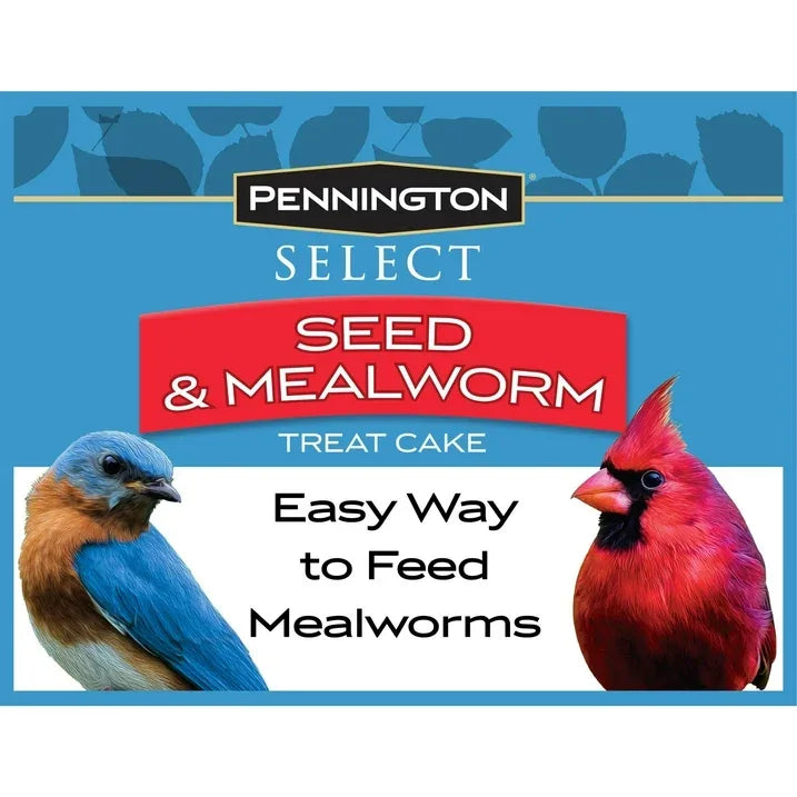 Wholesale Price with free shipping across the USA for Pennington Seed & Mealworm Treat Cake, Wild Bird Feed, 1.4 lb., 1 Pack - Manji Distributors